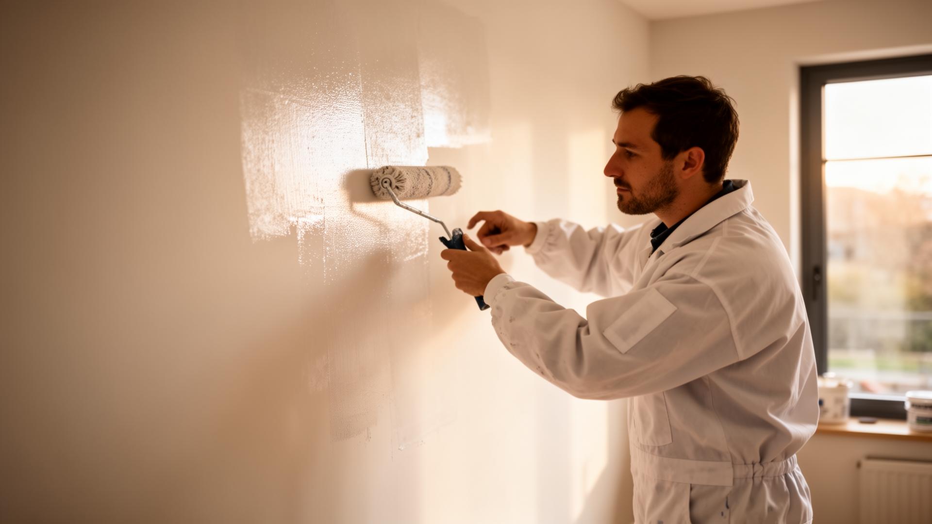 XP Painting professional painting a residential interior wall